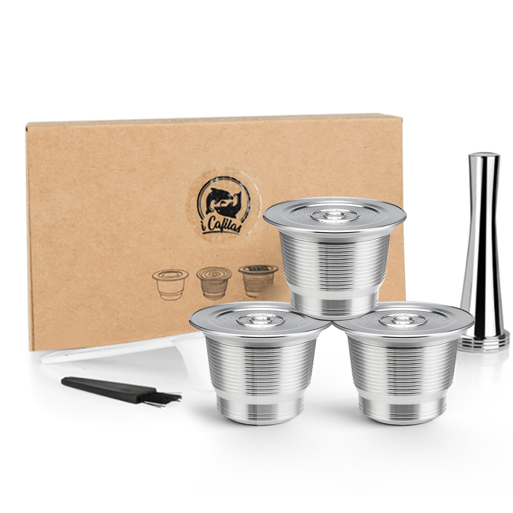 Quality Coffee Equipment - كبسولة قهوة نسبرسو قابلة لإعادة الاستخدام،