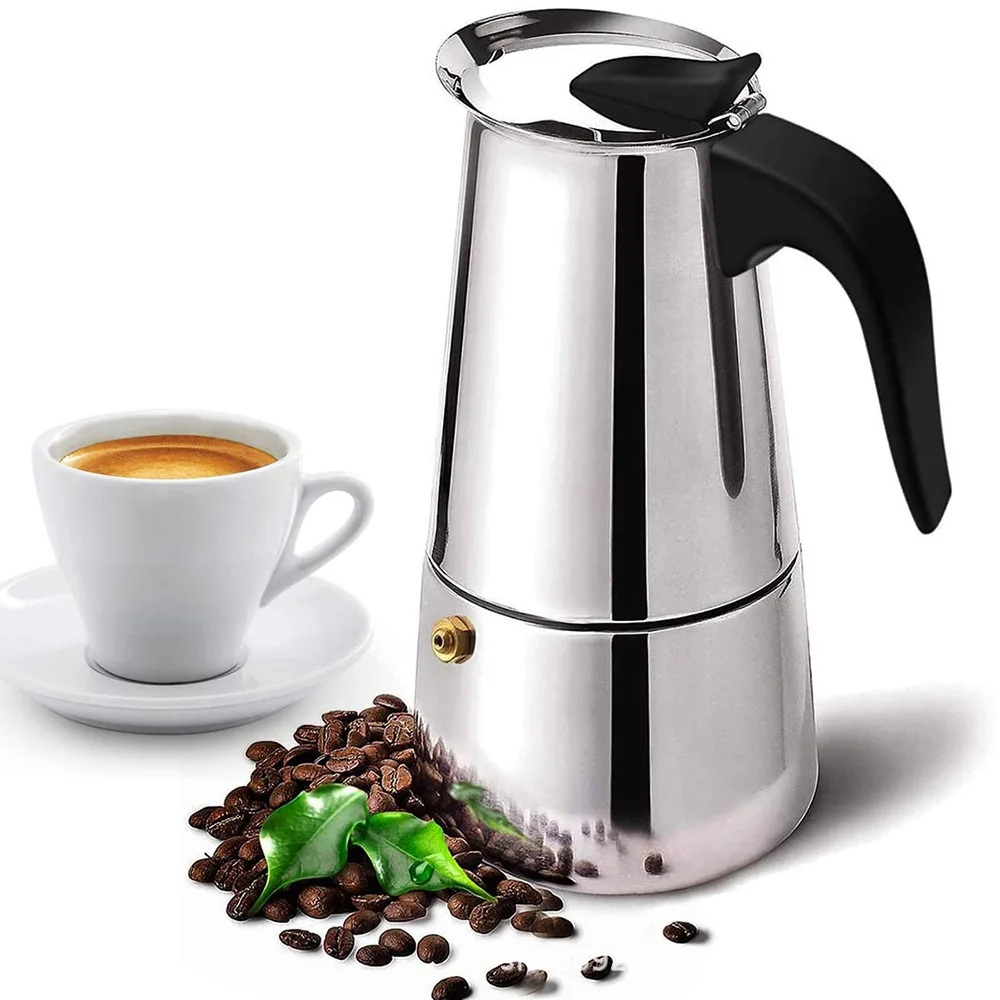 Quality Coffee Equipment - ماكينة صنع قهوة موكا من الفولاذ