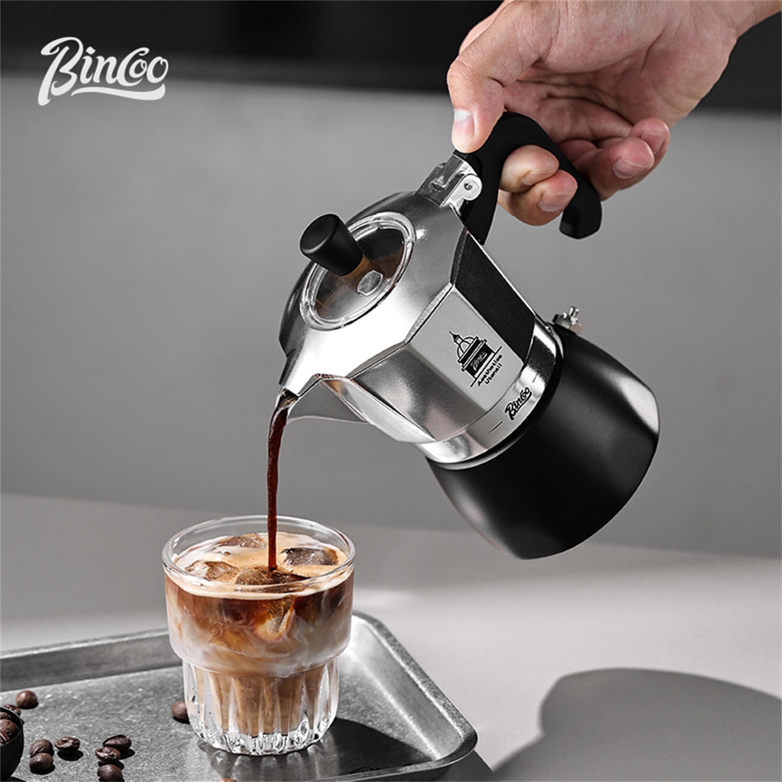 Coffee Equipment Espresso - وعاء موكا ذو صمام مزدوج من