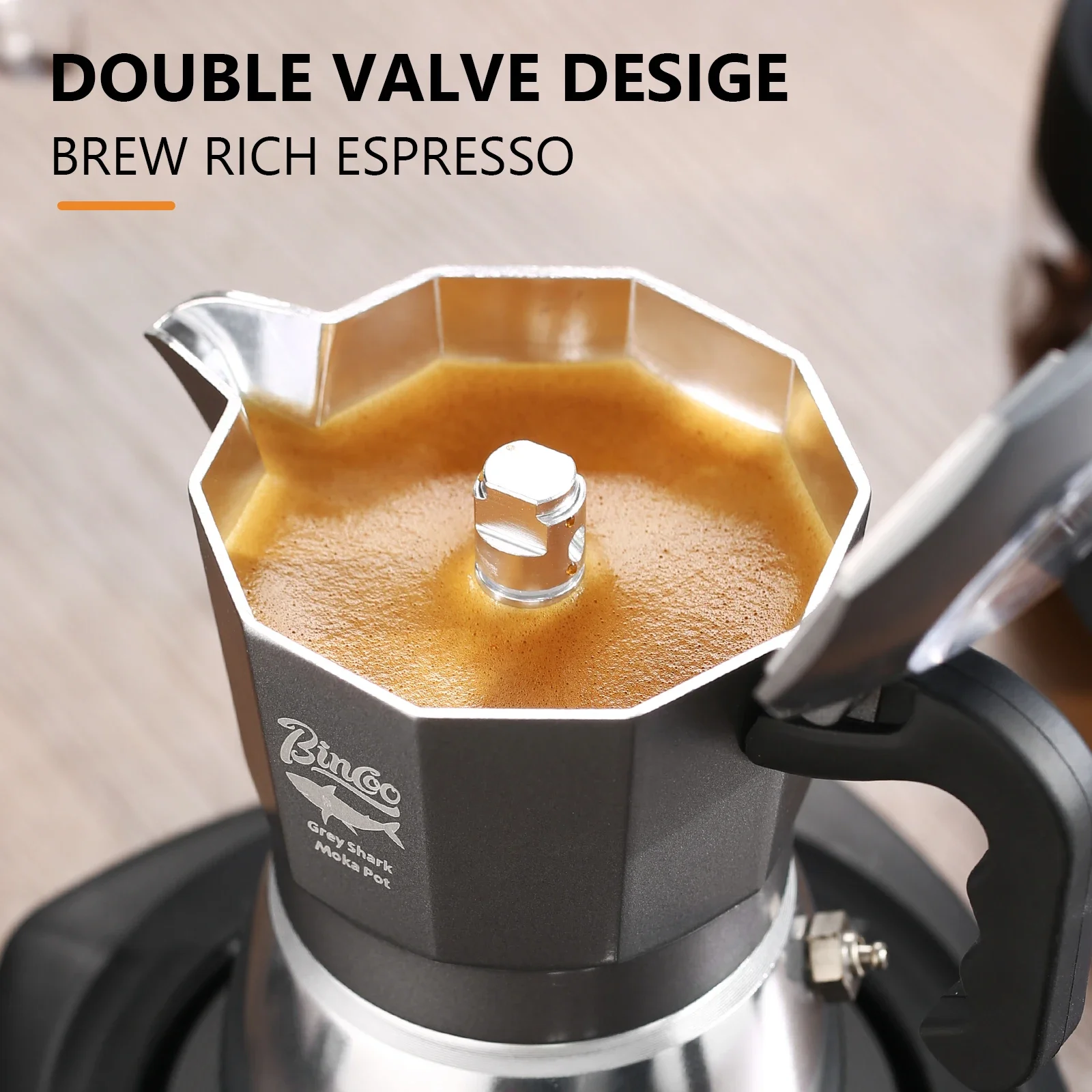 بينكو وعاء موكا بسعة كوبين بصم - مراجعة Coffee Equipment Espresso وسعره