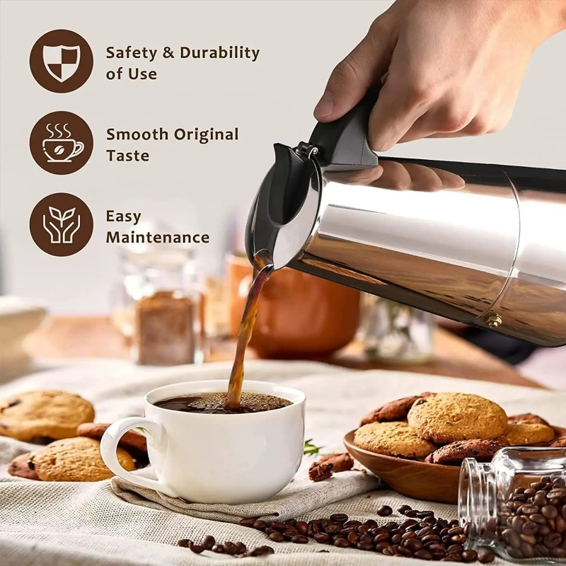وعاء موكا من الفولاذ المقاوم ل - مراجعة Quality Coffee Equipment وسعره