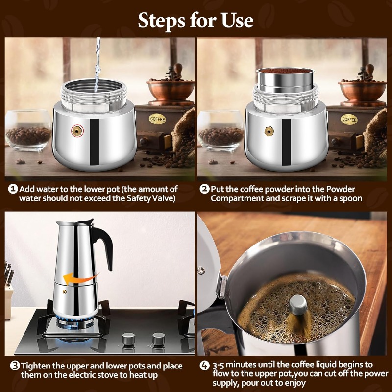 وعاء موكا من الفولاذ المقاوم ل - مراجعة Quality Coffee Equipment وسعره