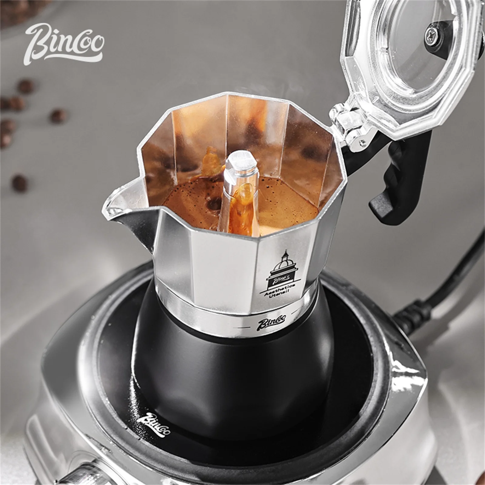وعاء موكا ذو صمام مزدوج من BIN - مراجعة Coffee Equipment Espresso وسعره