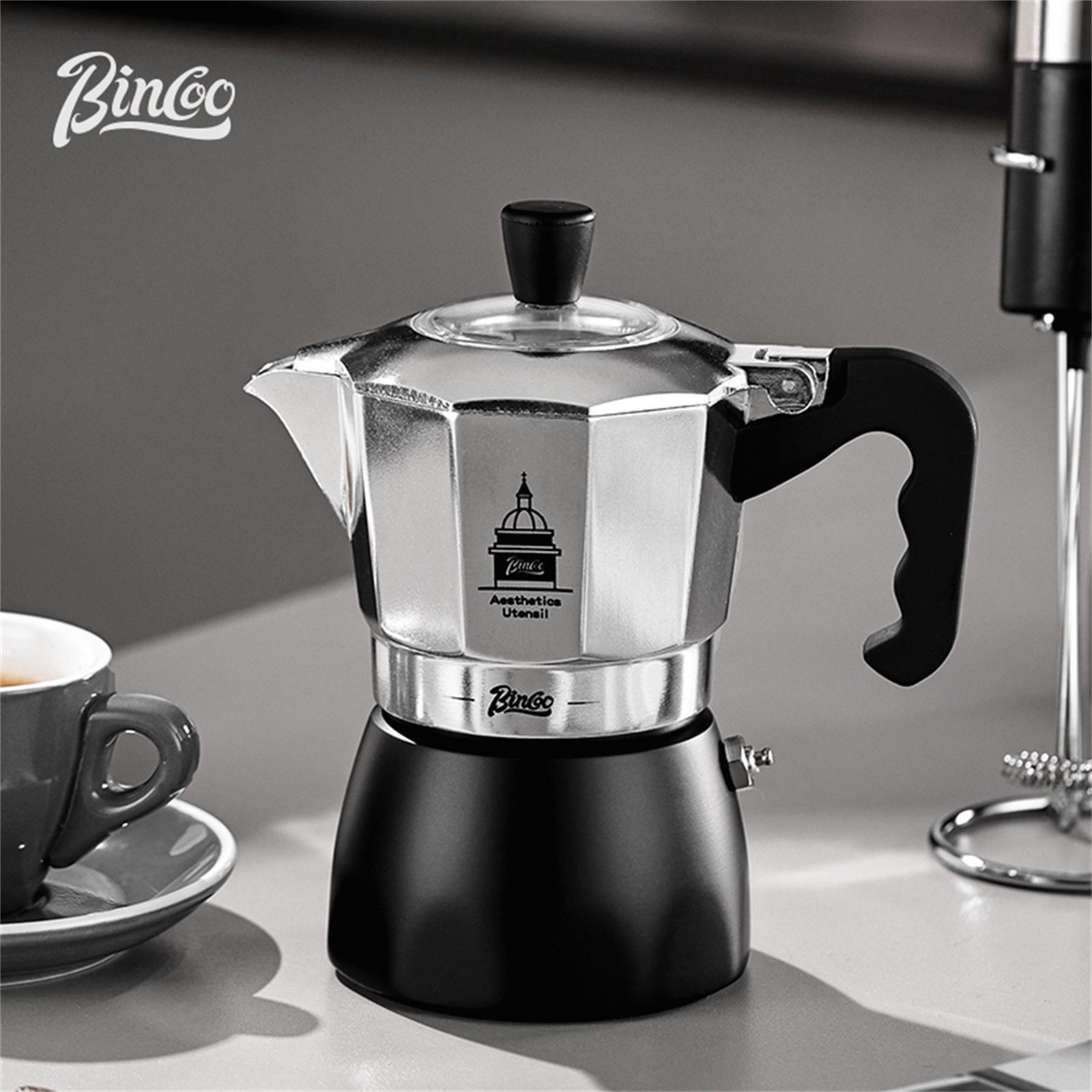 وعاء موكا ذو صمام مزدوج من BIN - مراجعة Coffee Equipment Espresso وسعره