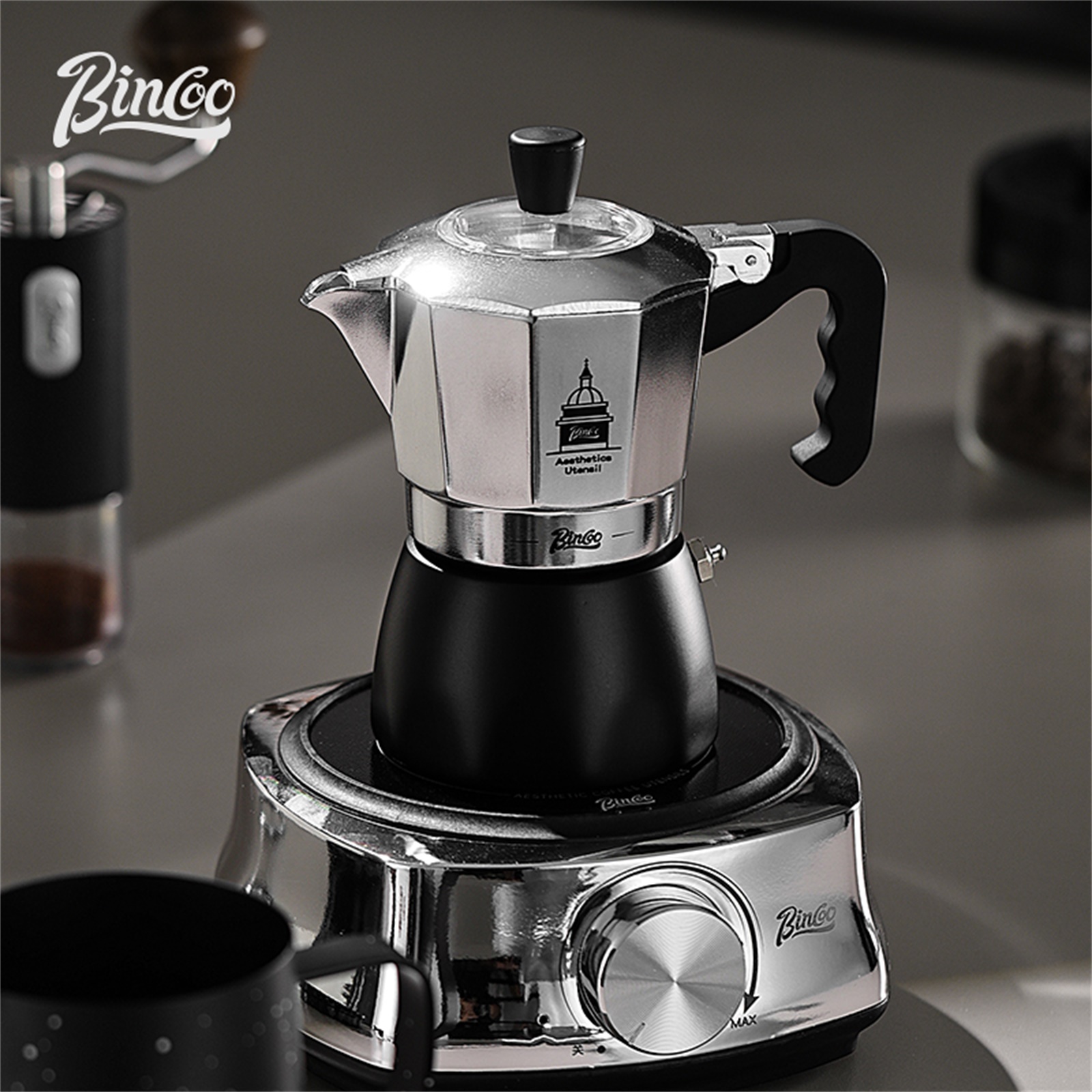 وعاء موكا ذو صمام مزدوج من BIN - مراجعة Coffee Equipment Espresso وسعره