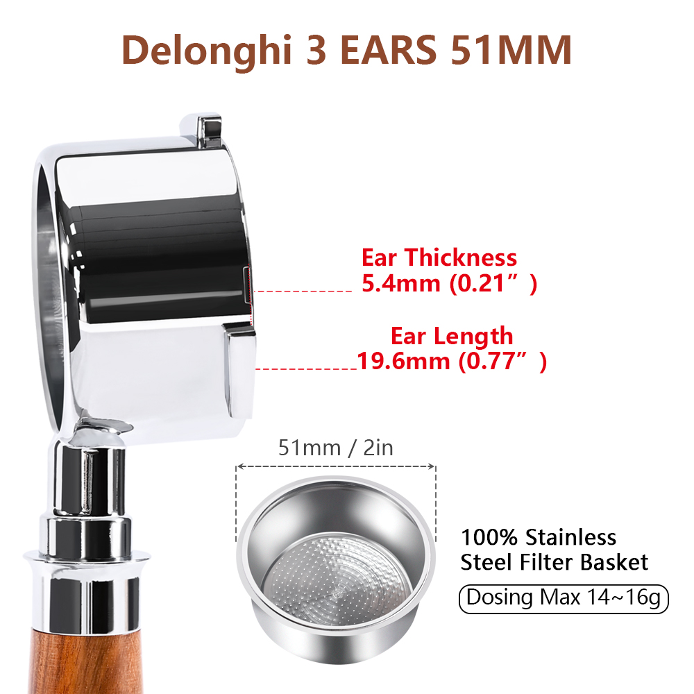 فلتر قهوة بدون قاع مقاس 51 ملم - مراجعة Coffee Equipment Espresso وسعره