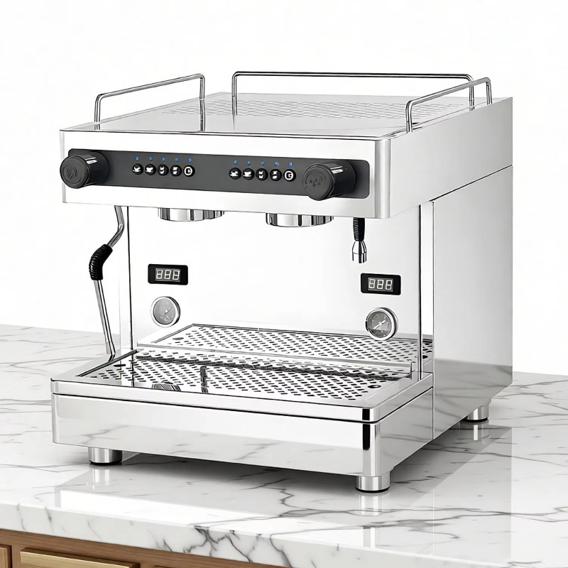 ماكينة قهوة إسبريسو كهربائية ا - مراجعة Coffee Quality Control وسعره
