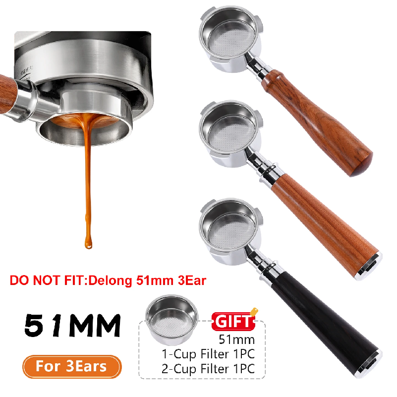 فلتر قهوة بدون قاع 51 ملم لـ H - مراجعة Coffee Equipment Espresso وسعره