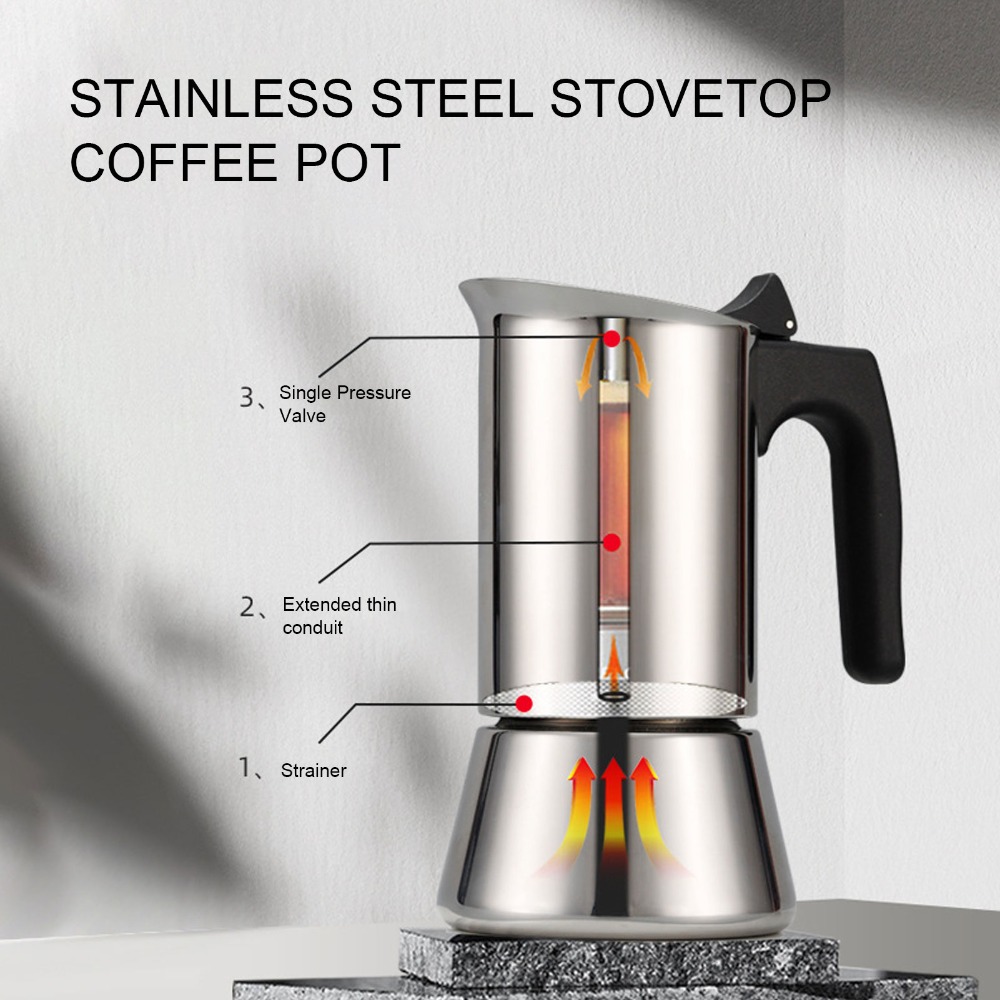 وعاء موكا من الفولاذ المقاوم ل - مراجعة Quality Coffee Equipment وسعره
