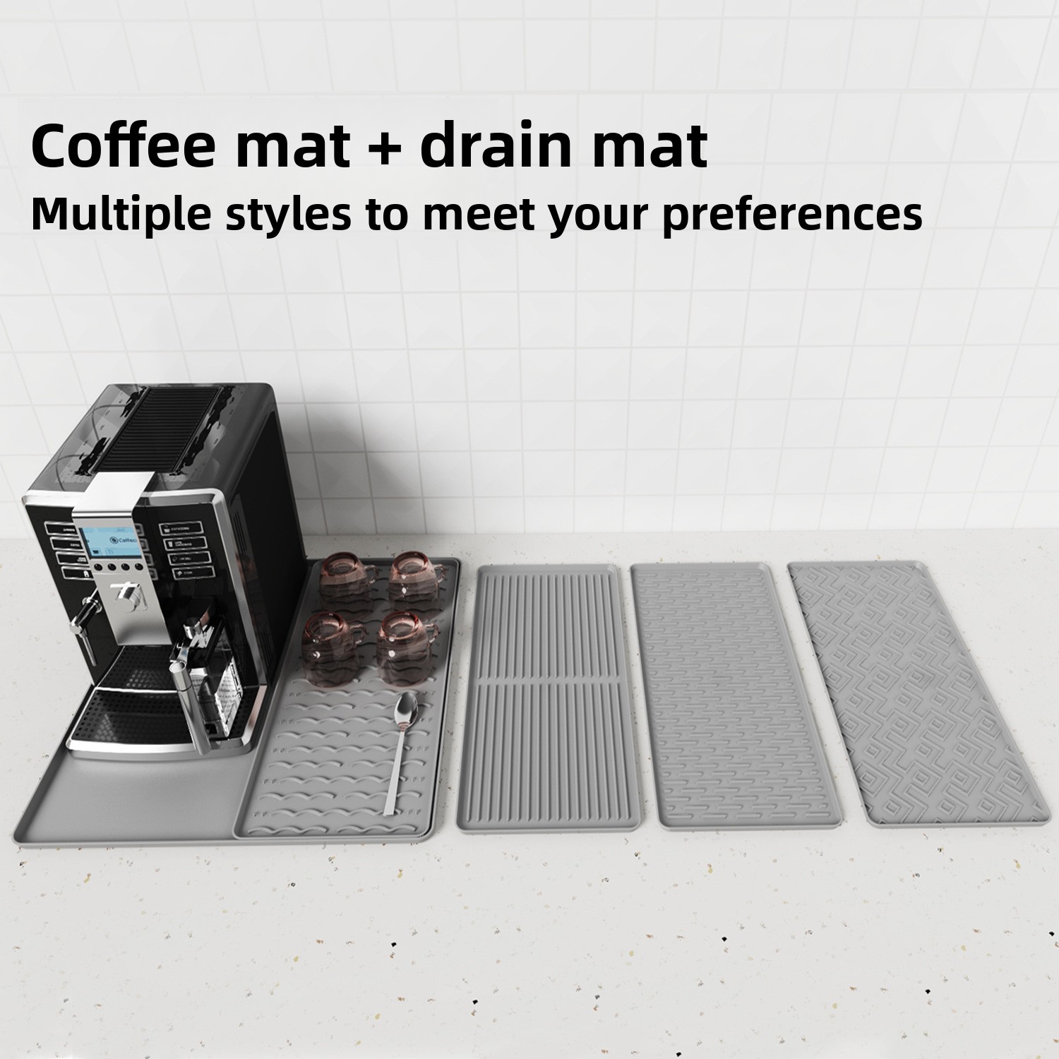 حصيرة سيليكون لماكينة القهوة،  - مراجعة Coffee Equipment Tray وسعره