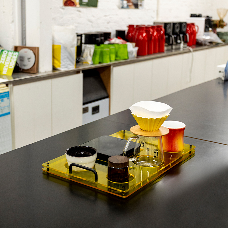 صينية قهوة من الأكريليك، تستخد - مراجعة Coffee Equipment Tray وسعره