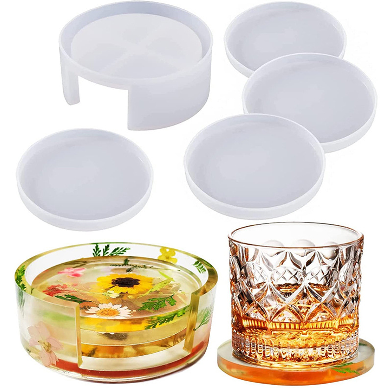 قالب سيليكون كوستر مستدير ومرب - مراجعة Coffee Equipment Tray وسعره