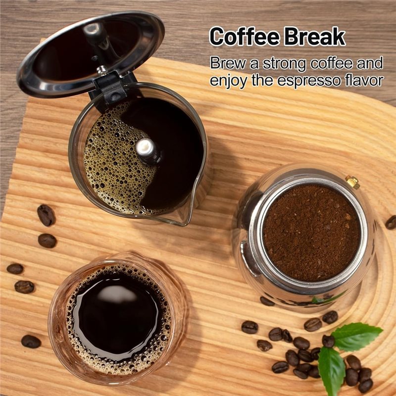 وعاء موكا زجاجي شفاف من ABUI ب - مراجعة Quality Coffee Equipment وسعره