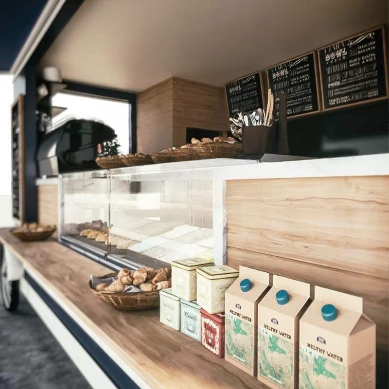 مقطورة طعام الدونات المجهزة با - مراجعة Coffee Equipment Germany وسعره